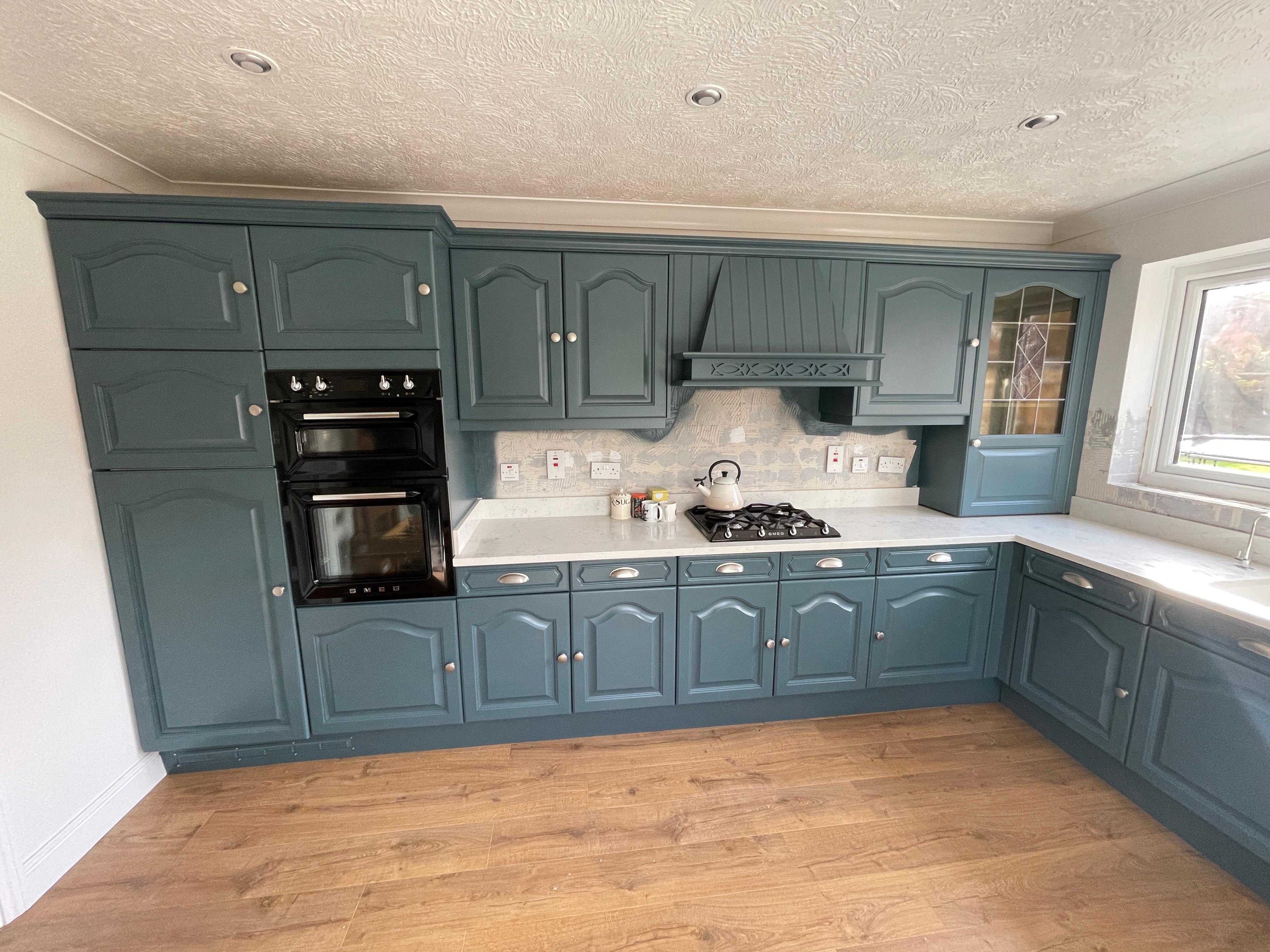 Green kitchen table